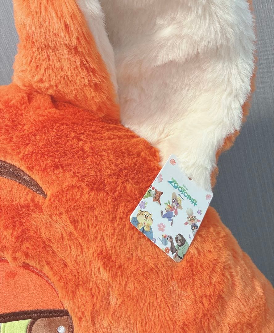 コストコ　ズートピア　クッション　フェイスクッション　ニック　ジュディ