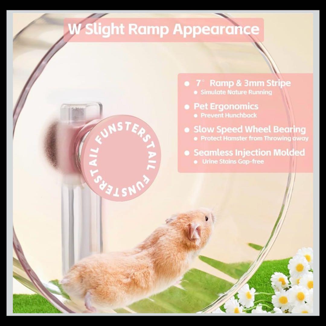 BUCATSTATE ハムスター用サイレント回し車tiktok大人気