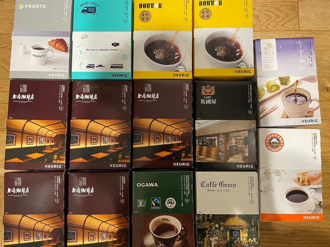 キューリグ　上島　英国　ドドール　サンマルク