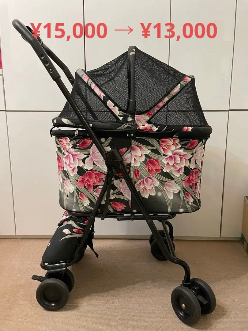 値下げ中！　【唯一無二！】天使のカート（シャンアンジュ）　浴衣の花柄です