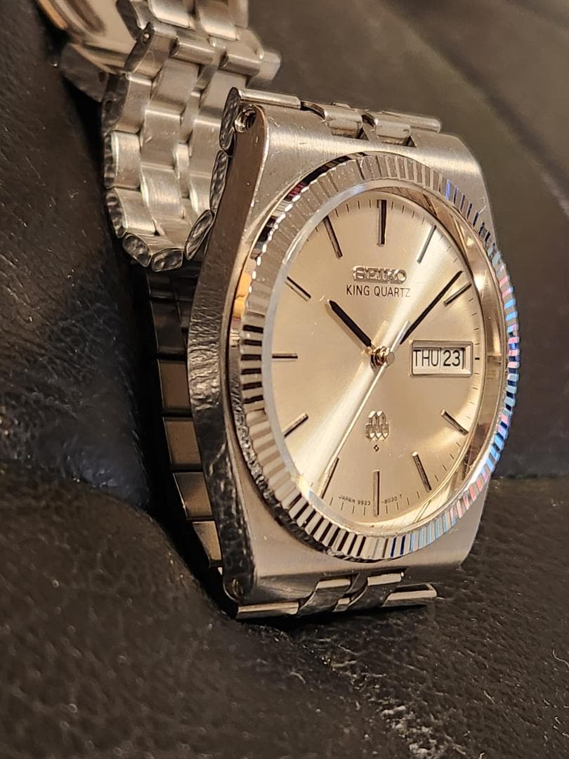 た*わ様 希少SEIKOセイコー　キングクォーツ ツインクォーツ　美品動作不明