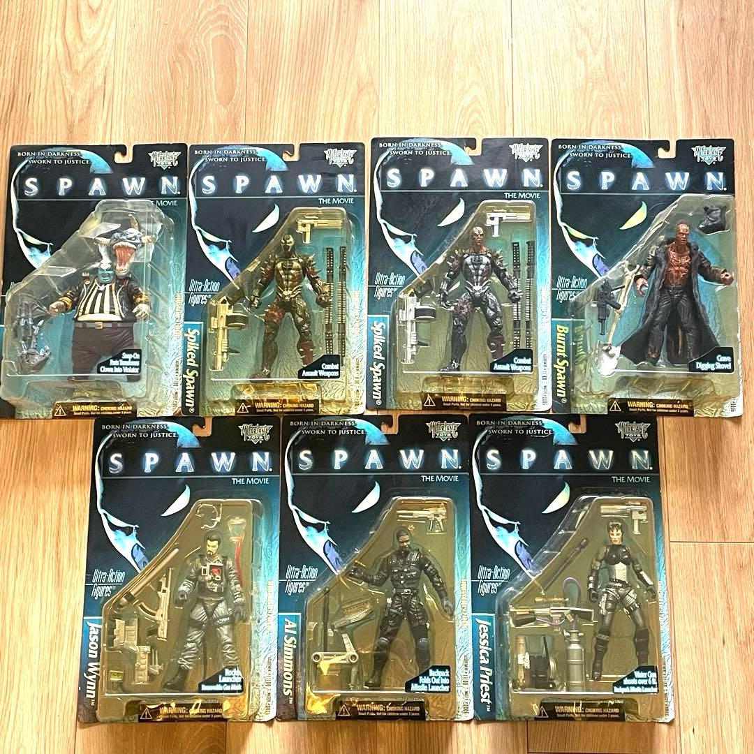 SPAWN the MOVIE 7体セット　スポーン　マクファーレン　アメコミ