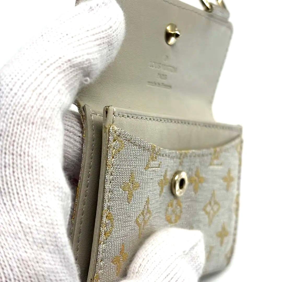 LOUIS VUITTON ポルト・モネ　モノグラム・シャイン　ケース