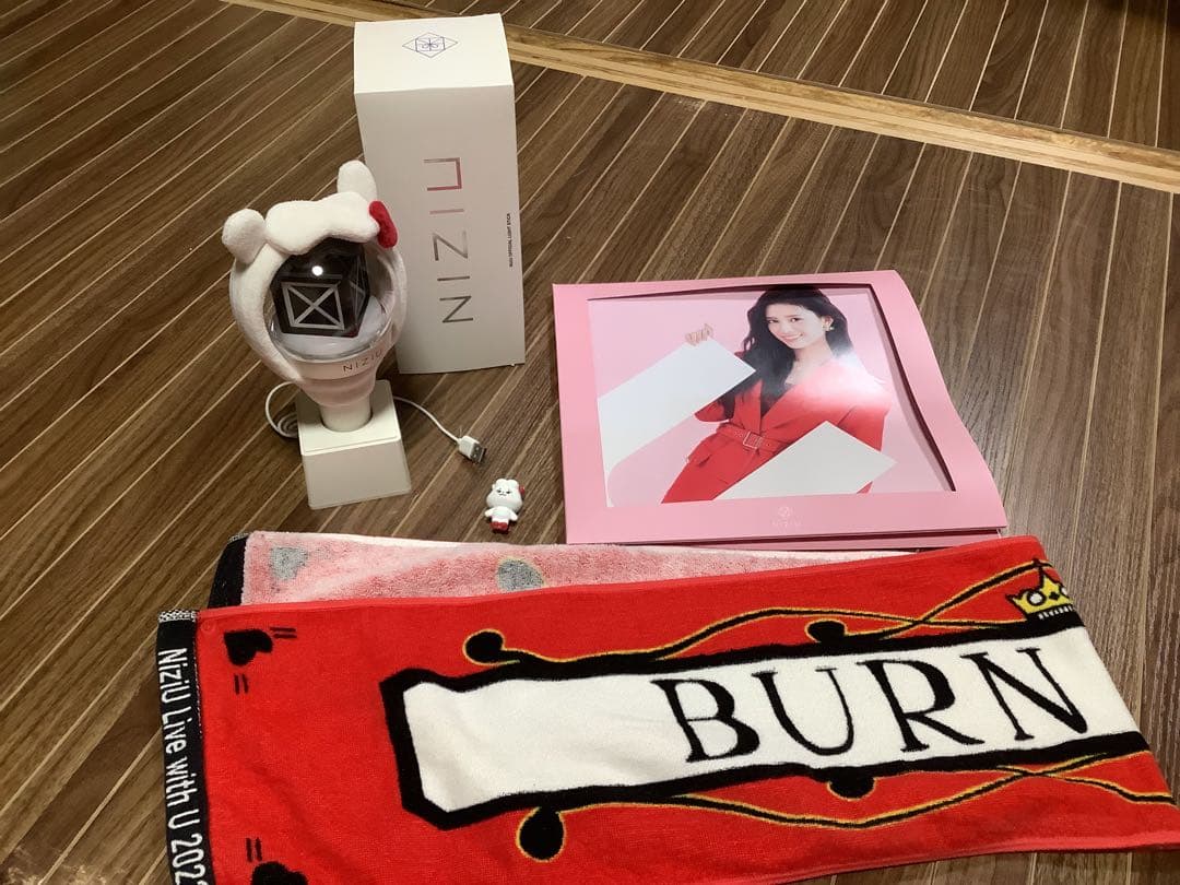 G*a様 NiziU ペンライト Llanu CD タオル 置物 セットRIMA