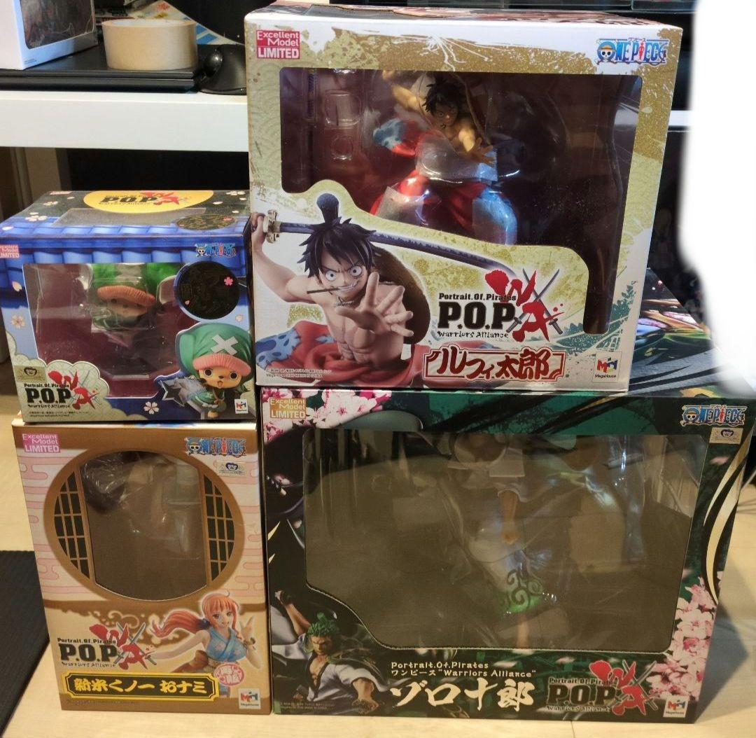 ワンピース P.O.P フィギュア ルフィ太郎 ゾロ十郎 チョパえもん おナミ