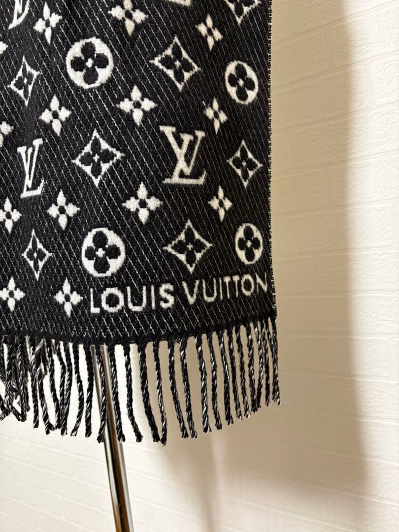 ルイ・ヴィトン　エシャルプ・LVトゥジュール　マフラー　シルク/カシミヤ