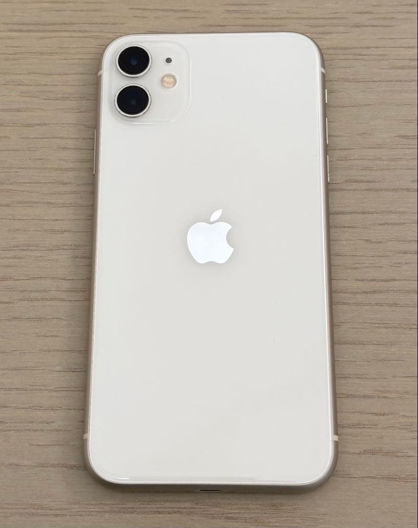 《側面キズあり》《本体のみ》iPhone11 128GB ホワイト SIMフリー