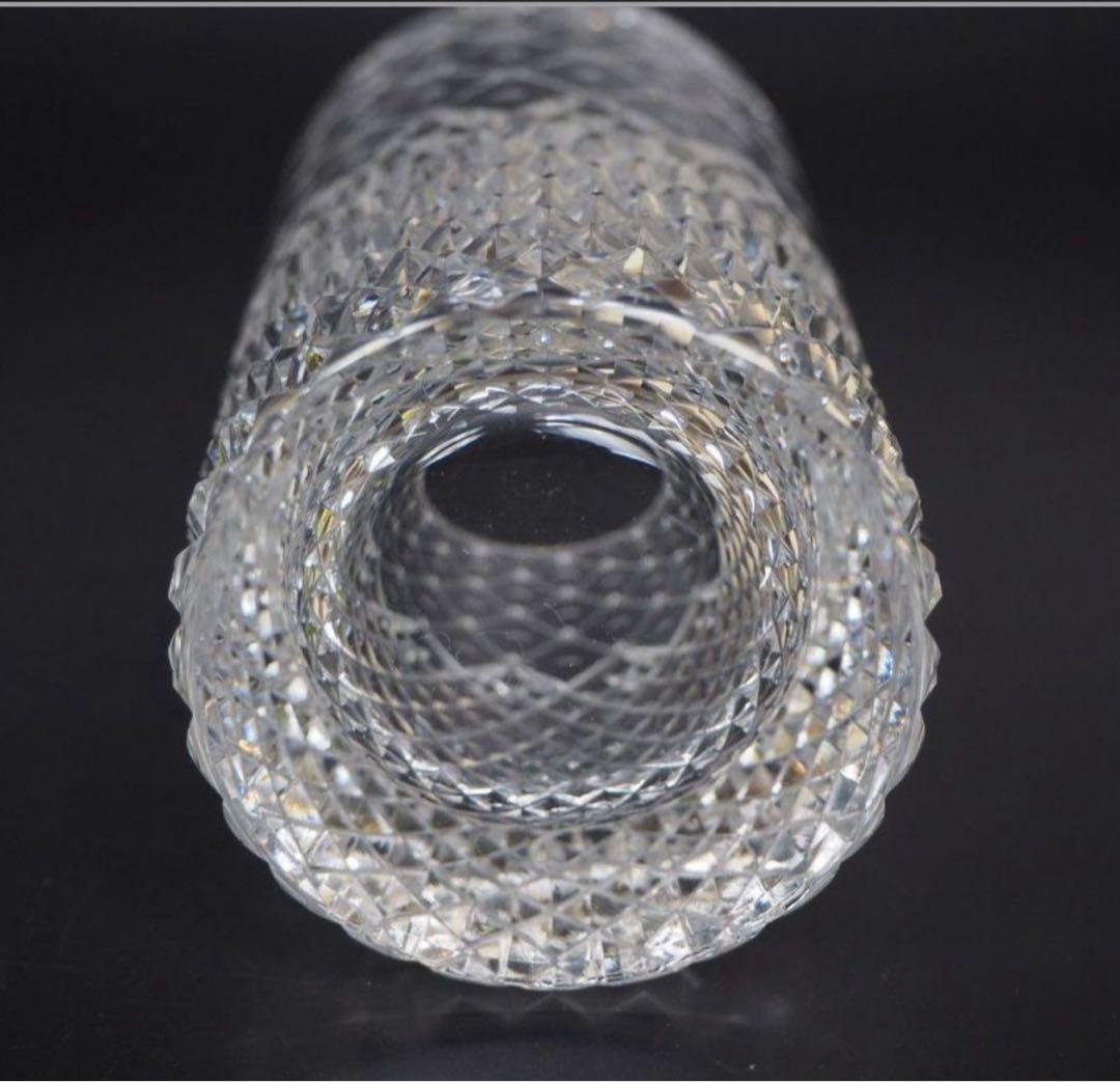 送料無料　伝統工芸士『篠崎清一』作江戸切子グラス2点　共箱　真作保証　篠崎硝子