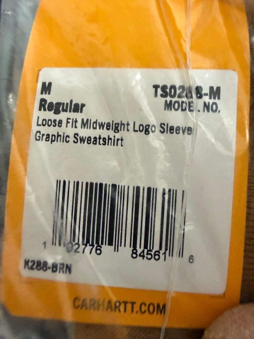 carhartt カーハート スリーブロゴスウェットパーカー