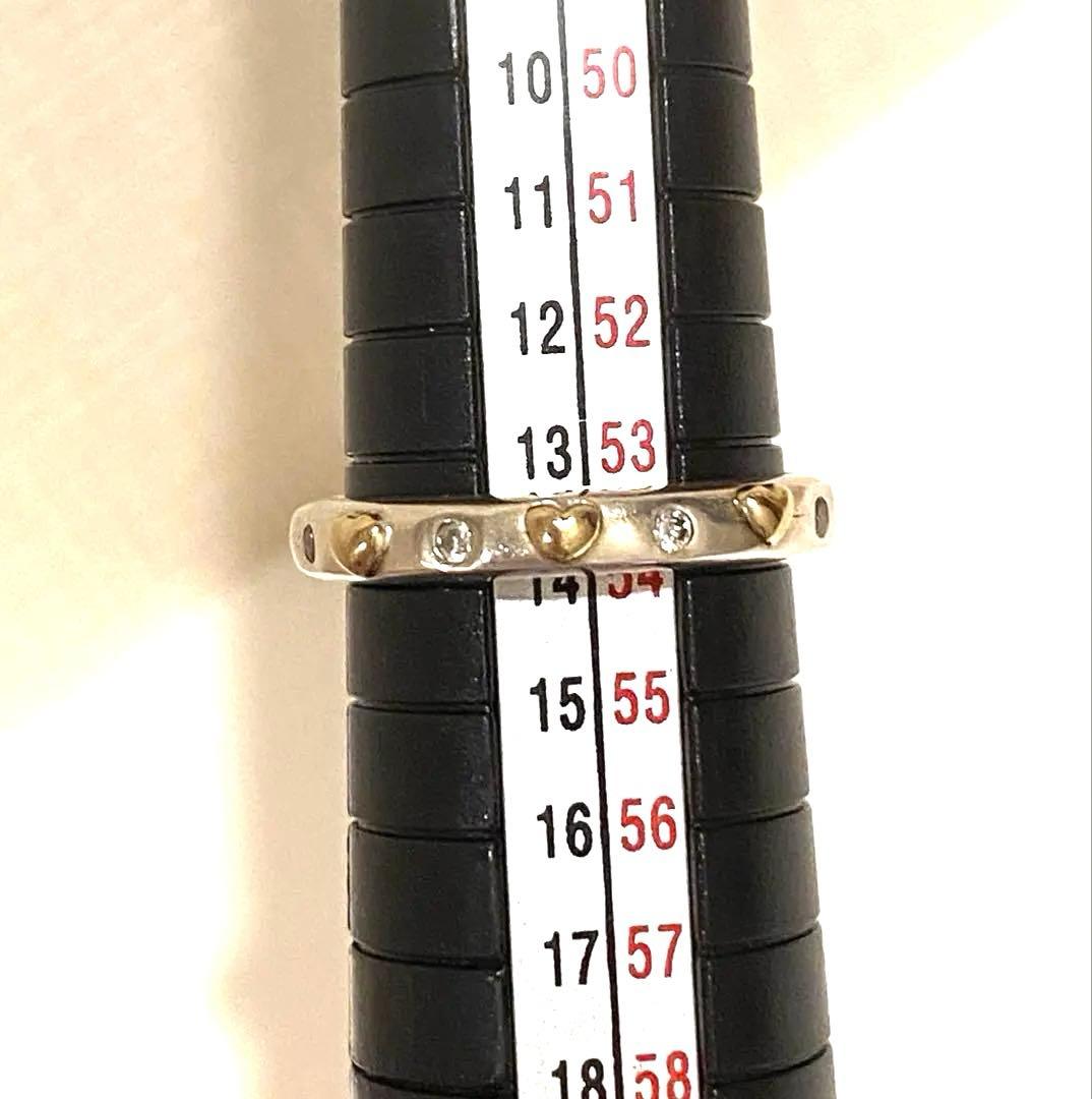 Folli Follieフォリフォリ3連リング シルバー 925 スイングハート