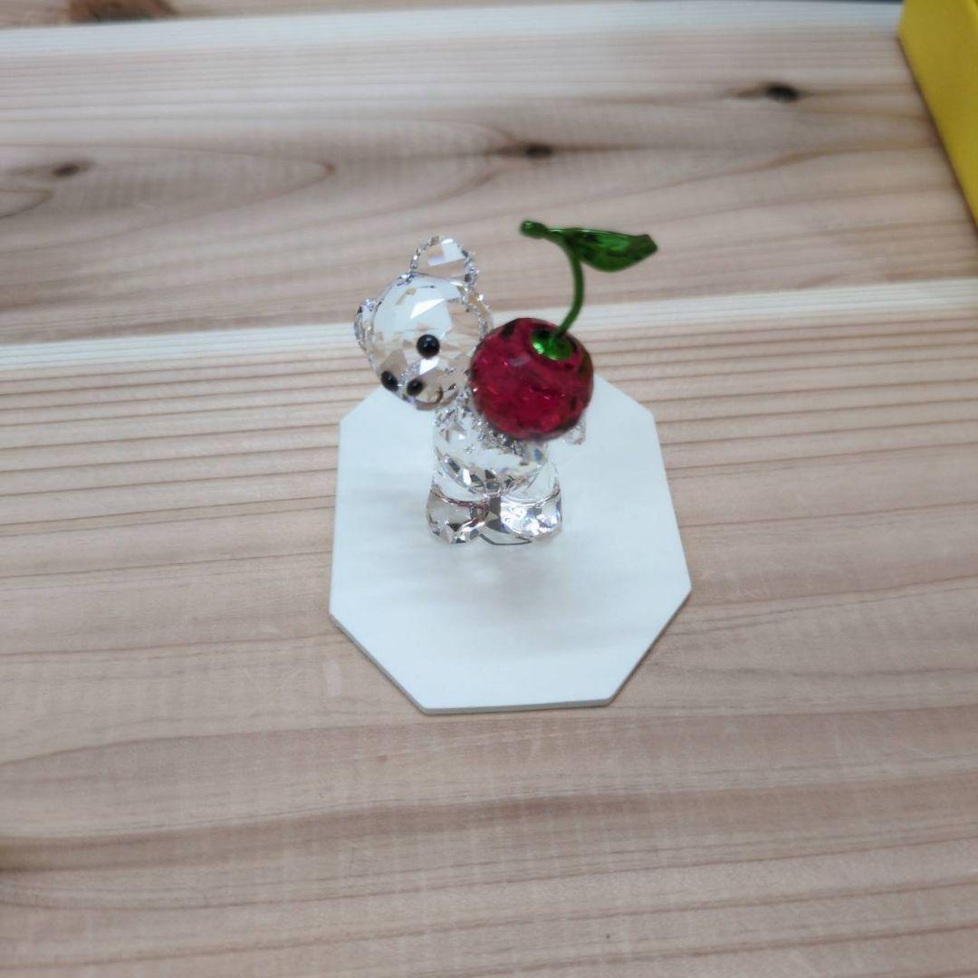 最終価格　新品 スワロフスキー Krisベア チェリー カップル 5675393