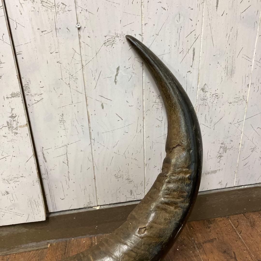 A-2 アンティーク ヴィンテージ 水牛 角 置物 ディスプレイ 彫り 彫刻