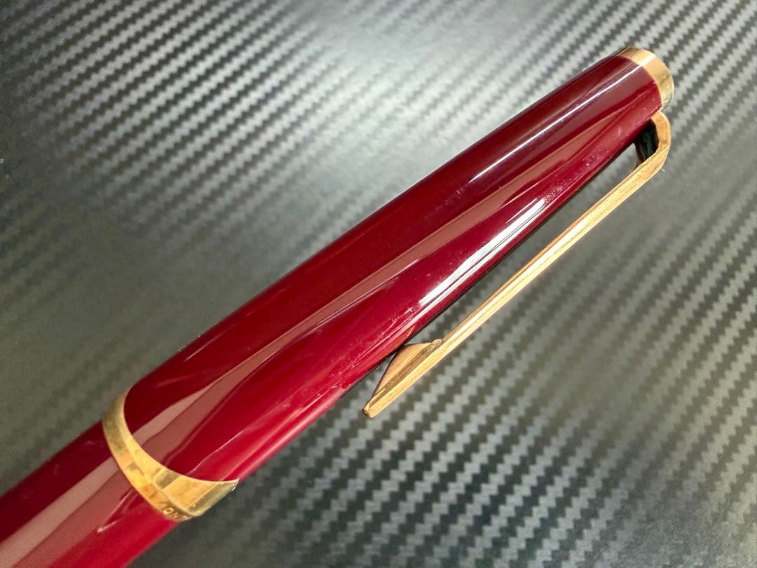 極美品 モンブラン No.121 ボルドー EF 極細字 万年筆 18金ニブ