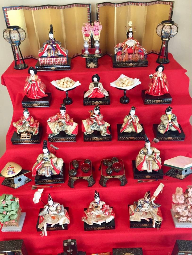 【当日発送！】おひなさま 七段飾り 十五人飾り ②雛人形セット(①と購入必須)