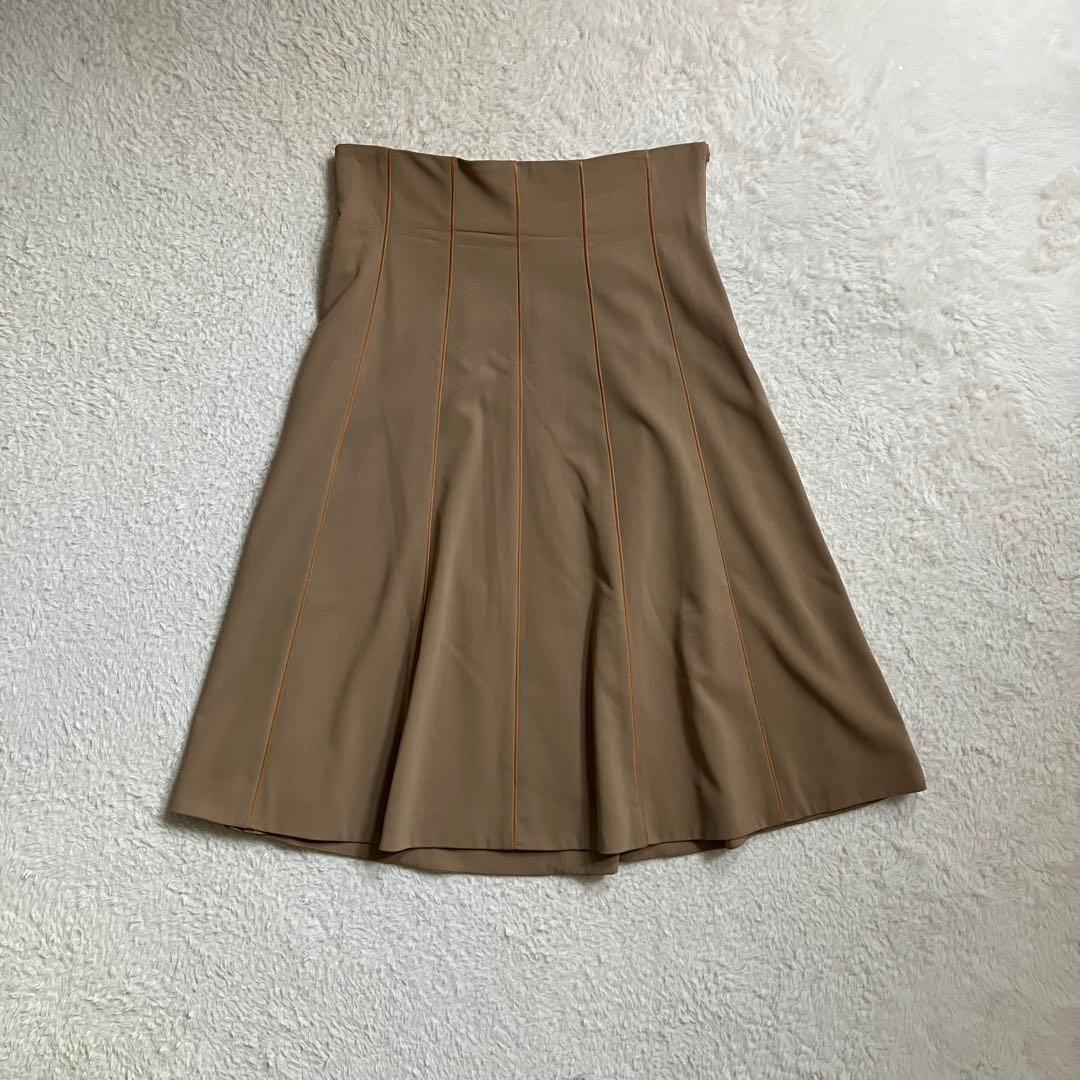 希少 HERMES ゴルチエ期 フレアスカート フランス製