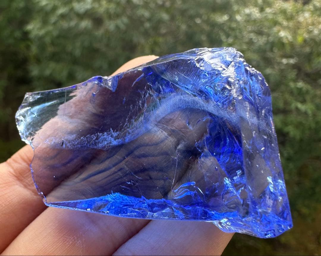 貴重シエラネバダ山脈アンダラクリスタル原石　ブルー　レムリアヒーリング瞑想　覚醒