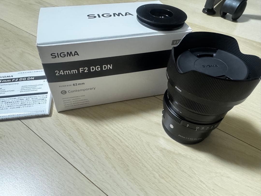美品 SIGMA 24mm F2 DG DN SONY eマウント