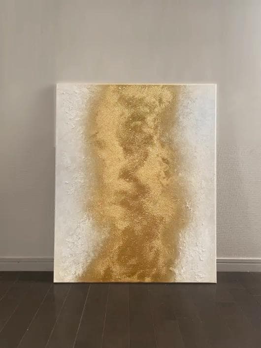 大きい絵画 803×652｜抽象画 現代アート 金 インテリア モダン 大きめ