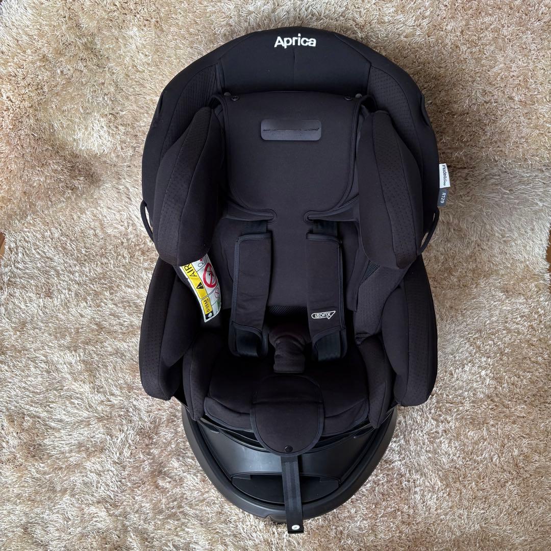 Aprica フラディアグロウ セーフティプラス ブラック ISOFIX 美品