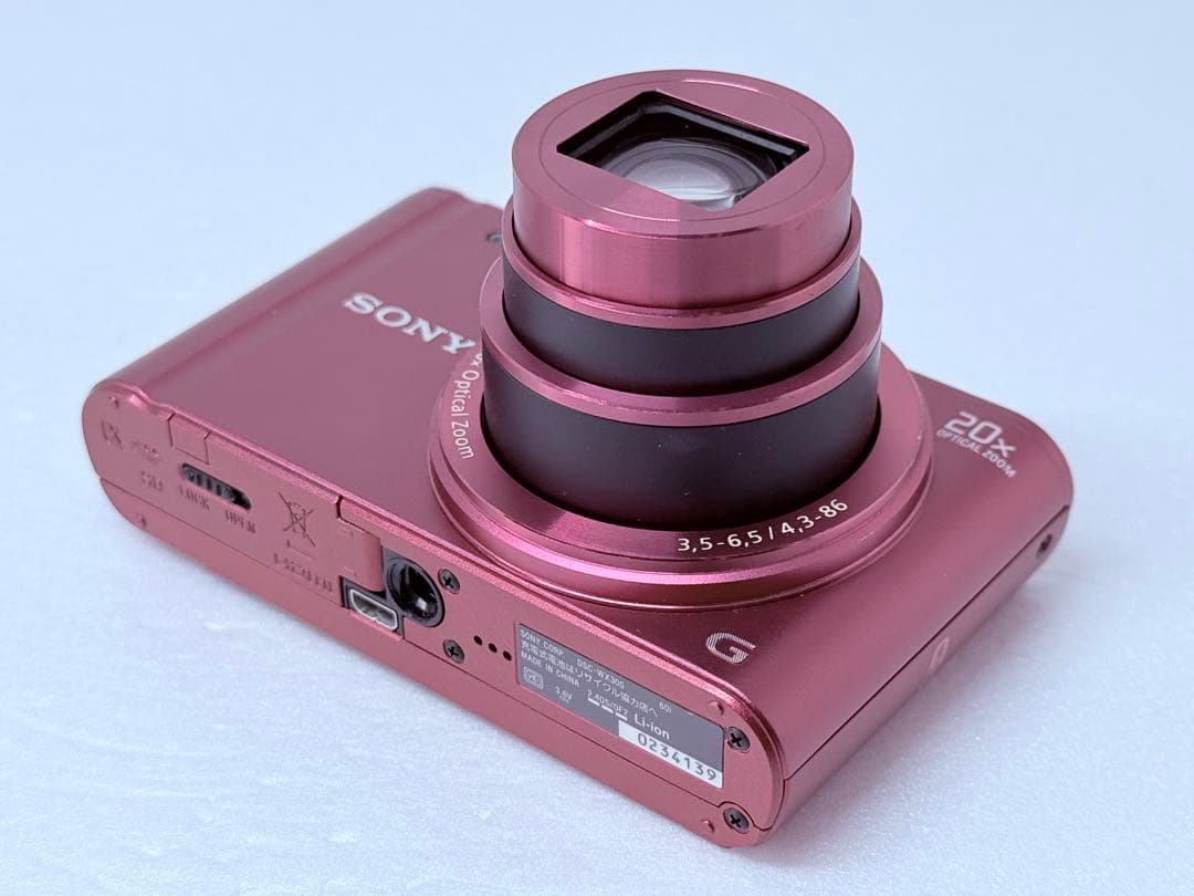 SONY DSC-WX300 レッド 動作確認済 綺麗 エモい撮影 コンデジ