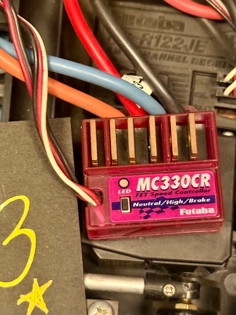 【組立済】エンツォフェラーリTT-01 ＆フタバ送信機・受信機付★タミヤ