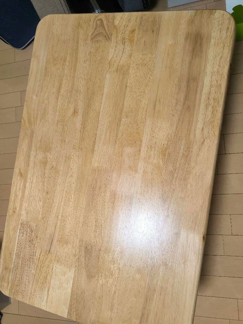 美品折りたたみローテーブル90×60cm 天然木