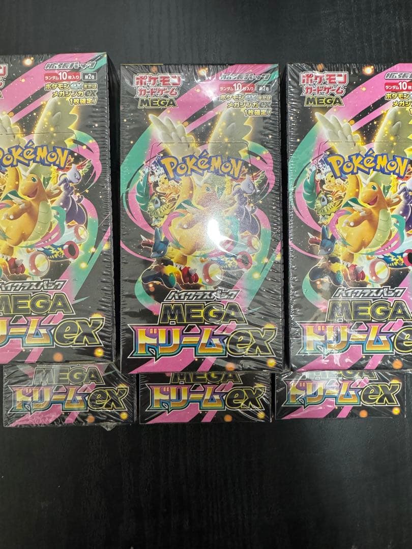 ポケモンカードゲーム MEGAドリームex 6box シュリンク付き