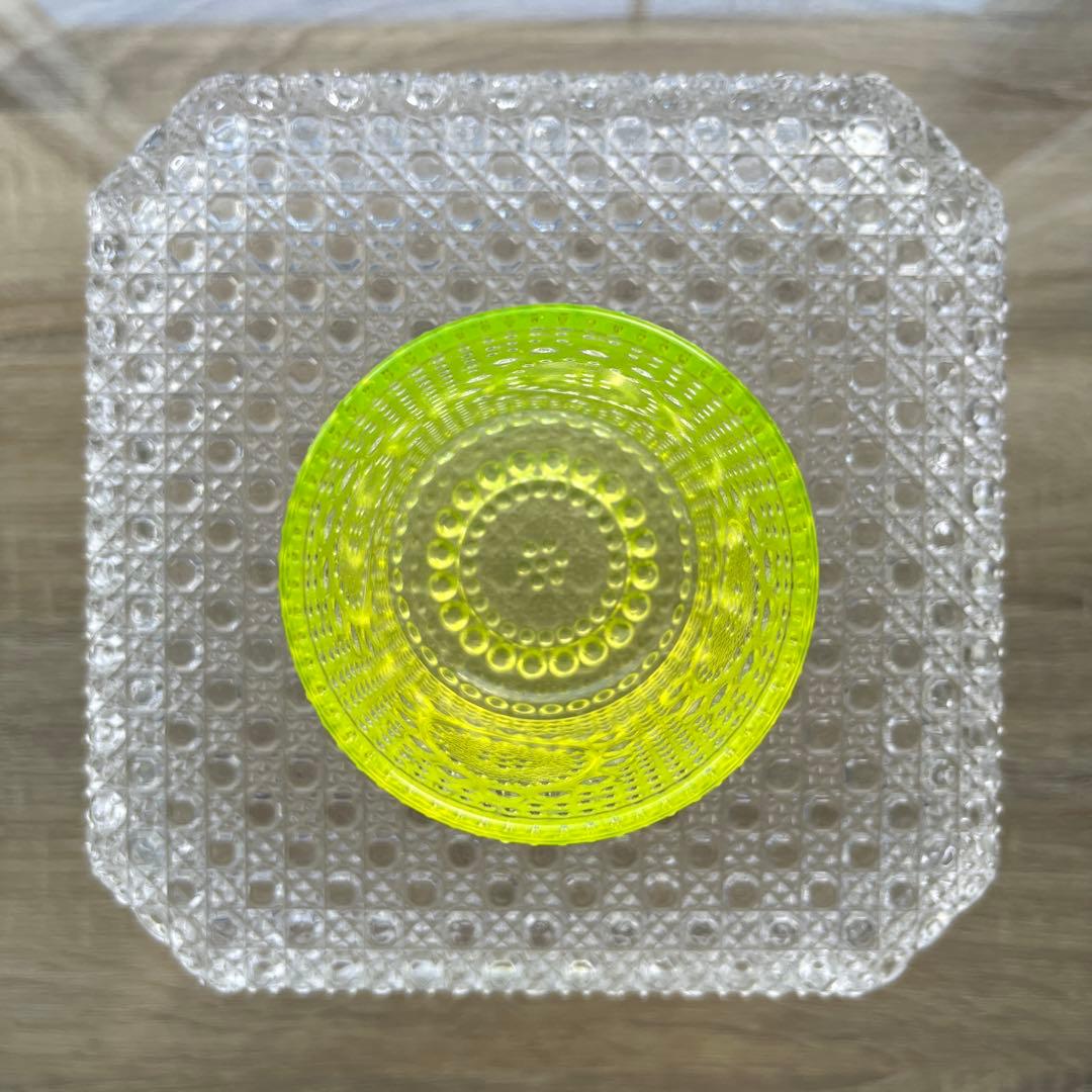 骨董　時代ガラス　フィンランド　グラッポニア グラス　コップ　ウラン１客