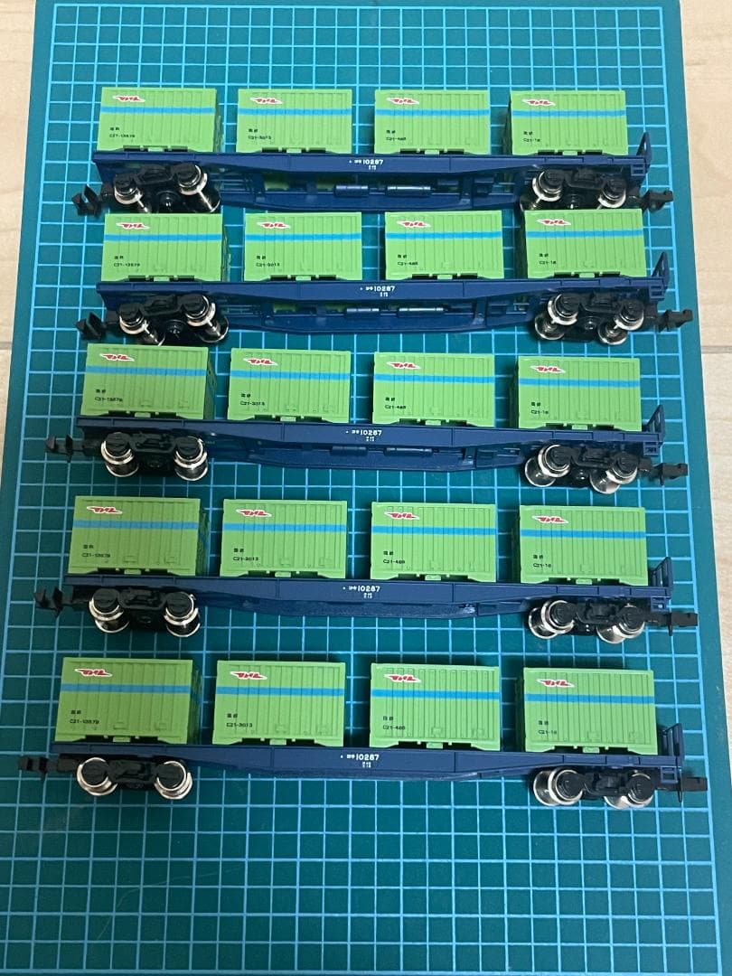 TOMIX コキ10000系×12両 ＋ 国鉄コンテナ各種