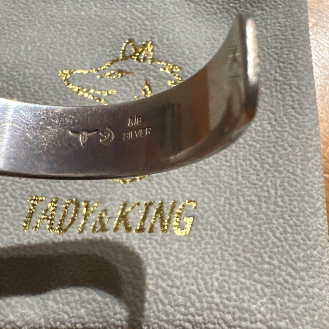 tady&king 平打ちバングルMサイズ ロングホーン