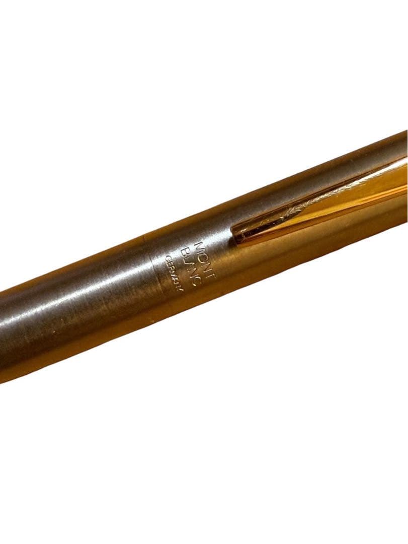 【モンブラン 万年筆 585（14K）箱・説明書・予備インク付き】