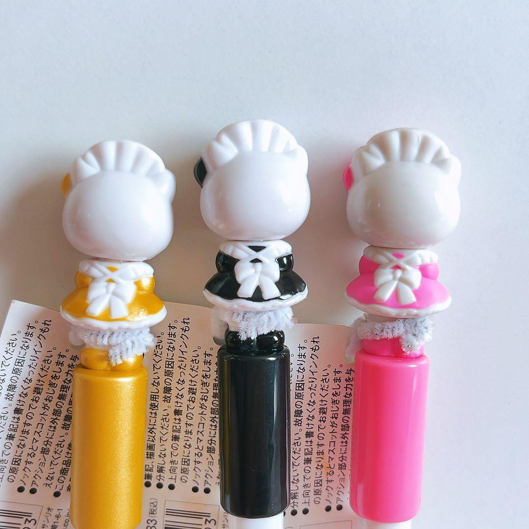 希少レア　ハローキティ　マスコット付きボールペン　メイド　2006 サンリオ