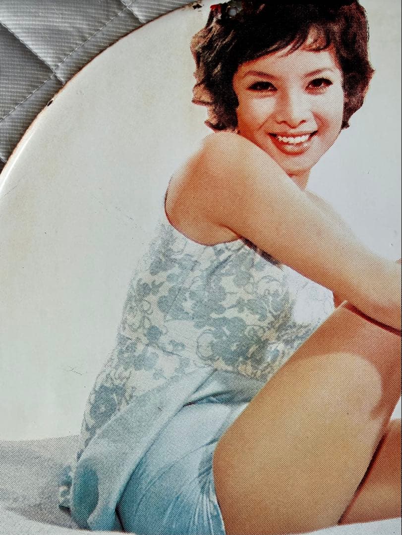 アンティーク　ホーロー看板　アース製薬　かとり線香　アース渦巻　由美かおる