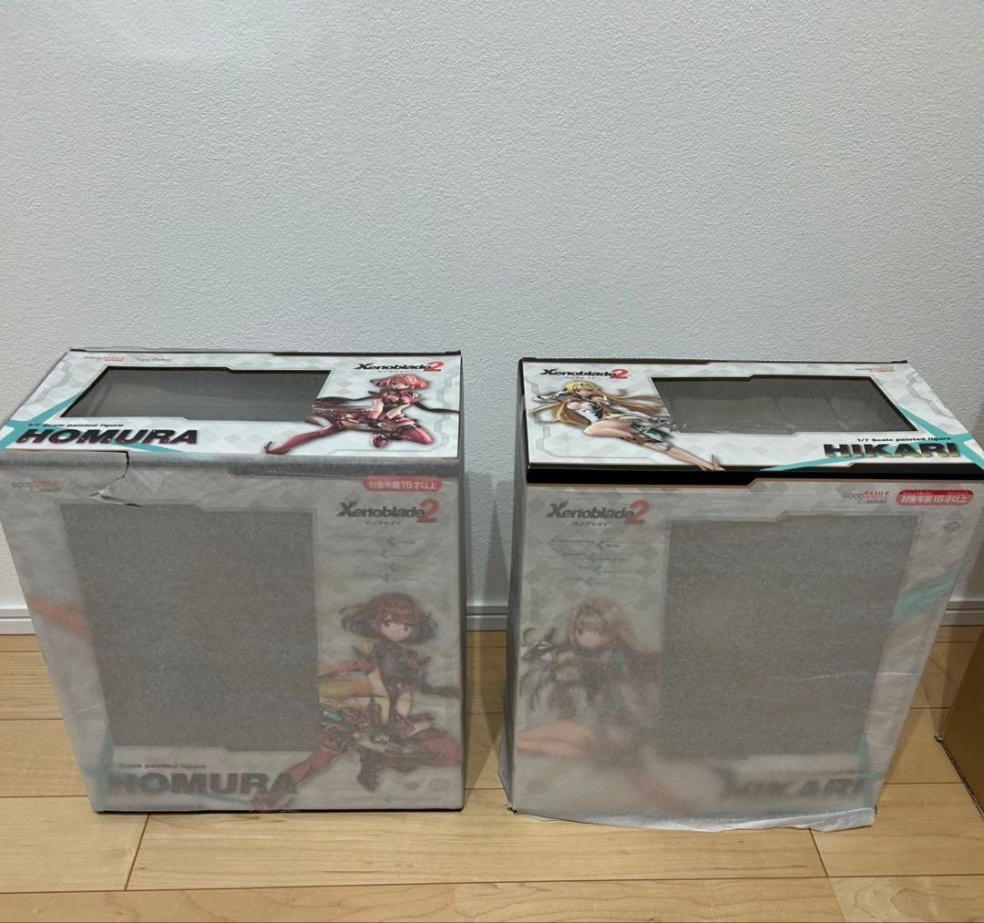 新品未開封 ゼノブレイド2ホムラ ヒカリ 1/7スケールフィギュア 2体セット