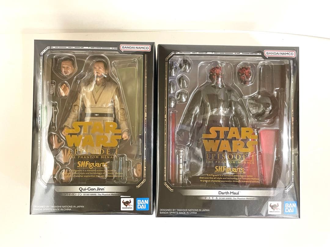 スター・ウォーズ フィギュアーツ セット ダースモール クワイ ガン・ジン