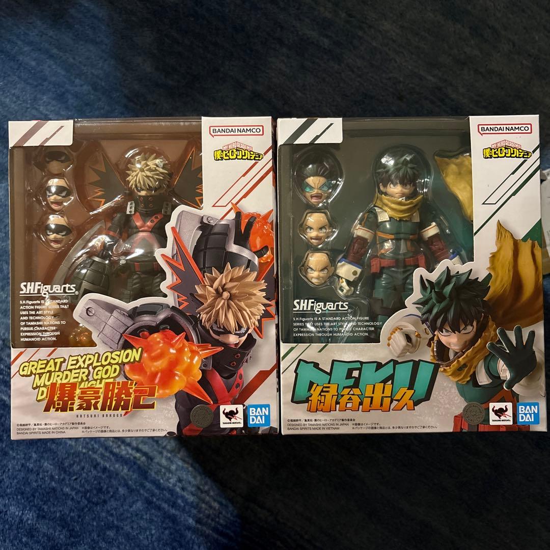 SHFiguarts 僕のヒーローアカデミア フィギュアセット　爆轟　緑谷