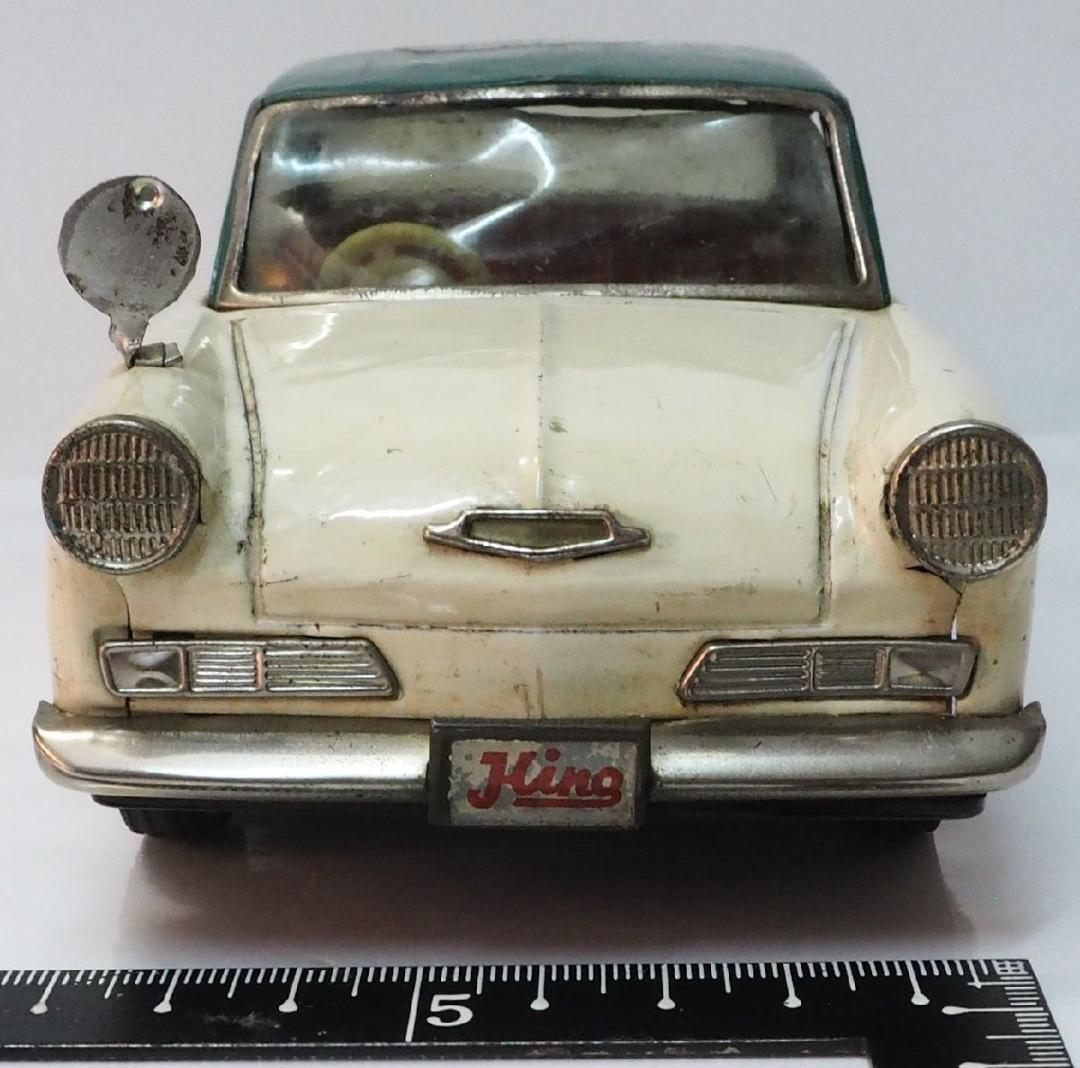 イチコー【日野コンテッサ 緑/白 ホイル1個交換ミラー自作】ブリキ ミニカー箱無