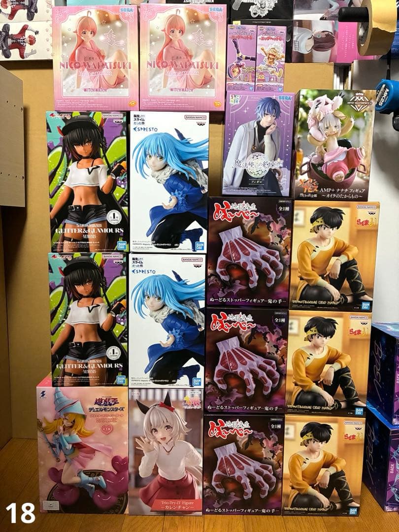 特価 最新 プライズフィギュア 55個 まとめ売り【ワンピース、遊戯王、リゼロ】