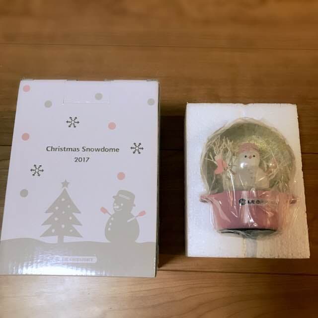 ル・クルーゼ スノードーム 非売品 ピンク
