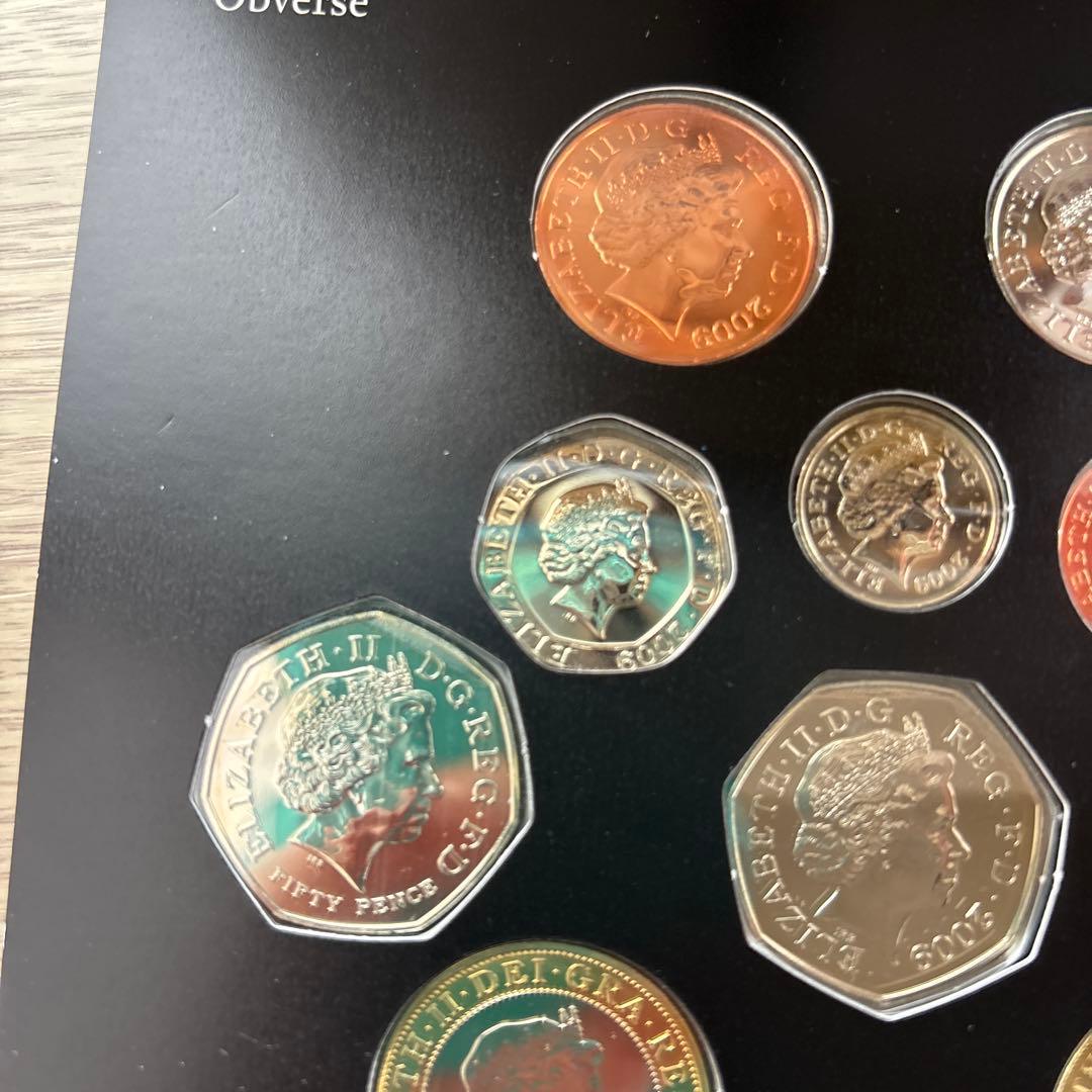 超希少 2009年 イギリス キューガーデン 50ペンス硬貨
