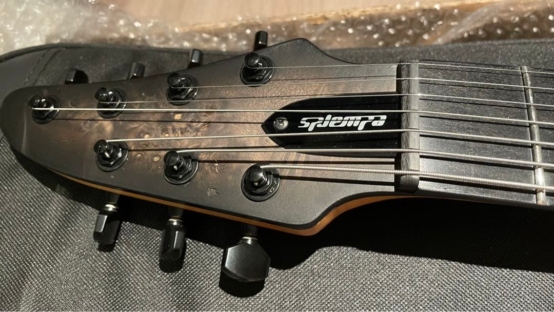 【パーツ交換あり】E-HR7-FX/BM (Black Burst) 7弦