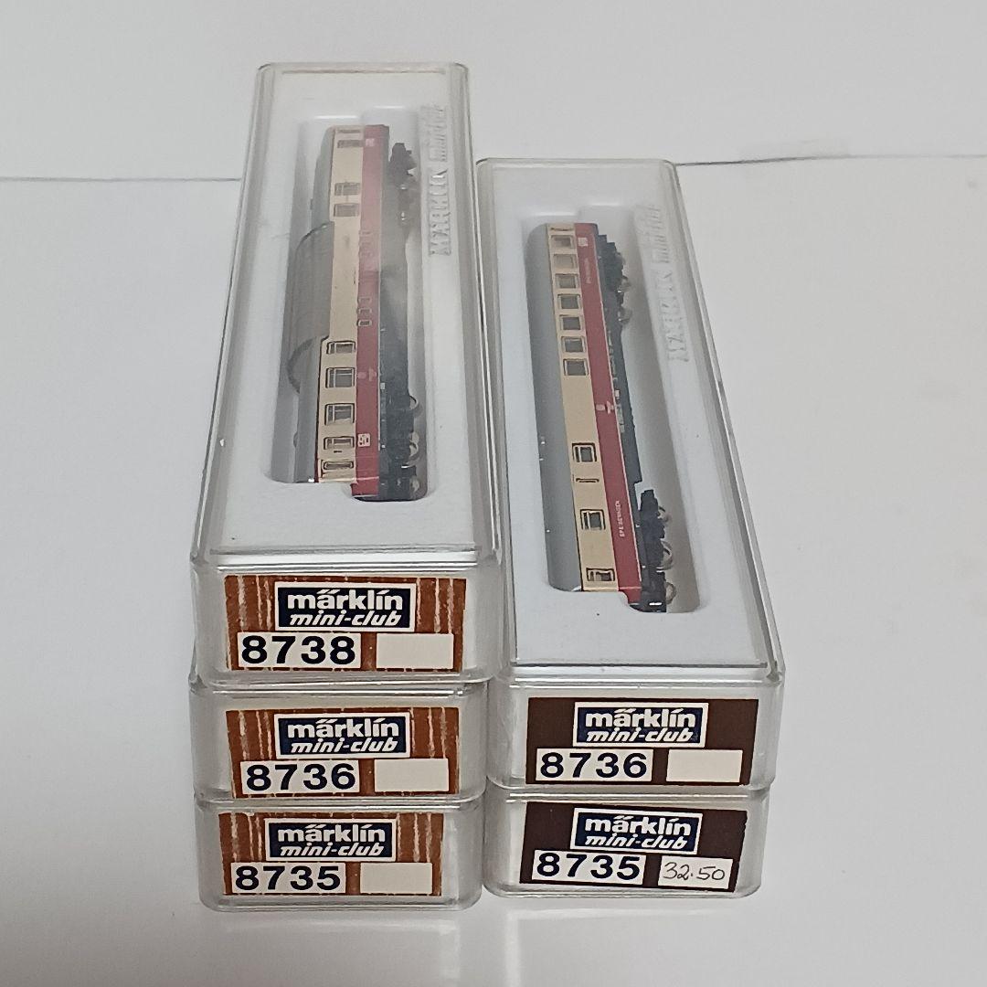 メルクリンミニクラブ Zゲージ DB TEE 客車５両