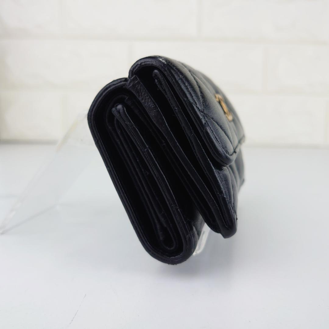 【めめ様用】シャネル　マトラッセ三つ折り　ナノ財布　【希少・カンボン柄】2197