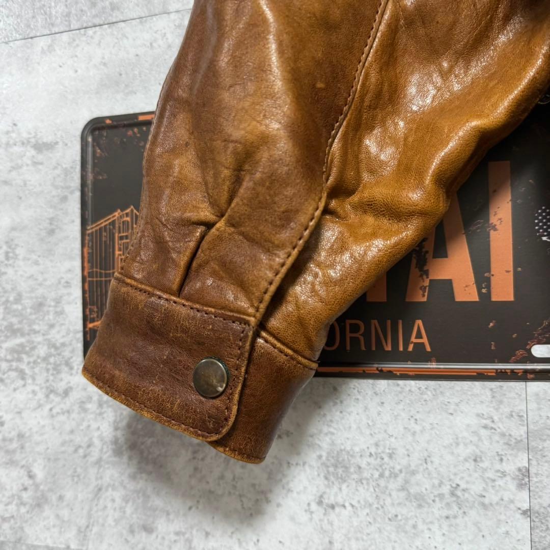 ゆ*と様 Golden Fleece G-1タイプ レザーフライトジャケット 本