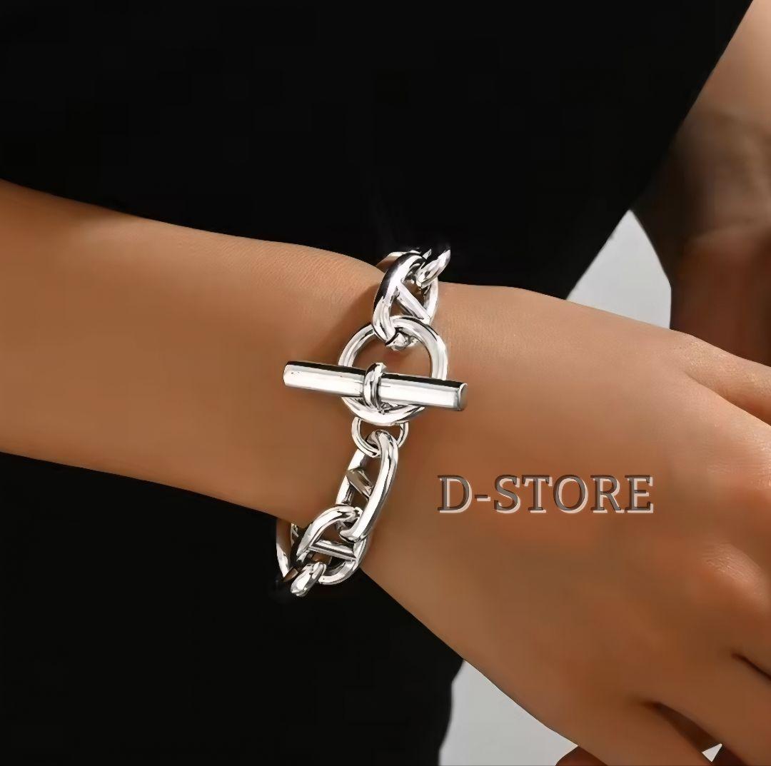 アンカーチェーン シルバー 925刻印 シェーヌダンクル ブレスレット