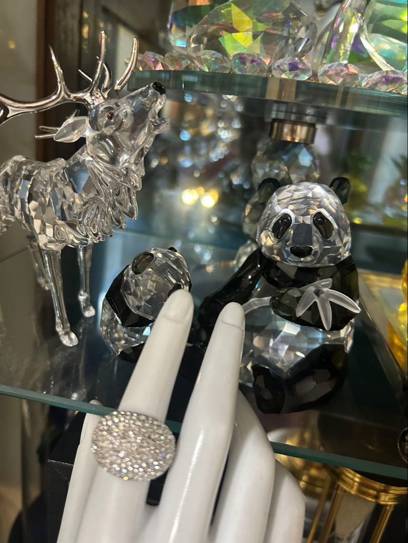 スワロフスキーパヴェリング14号➕スワロフスキーオマケ