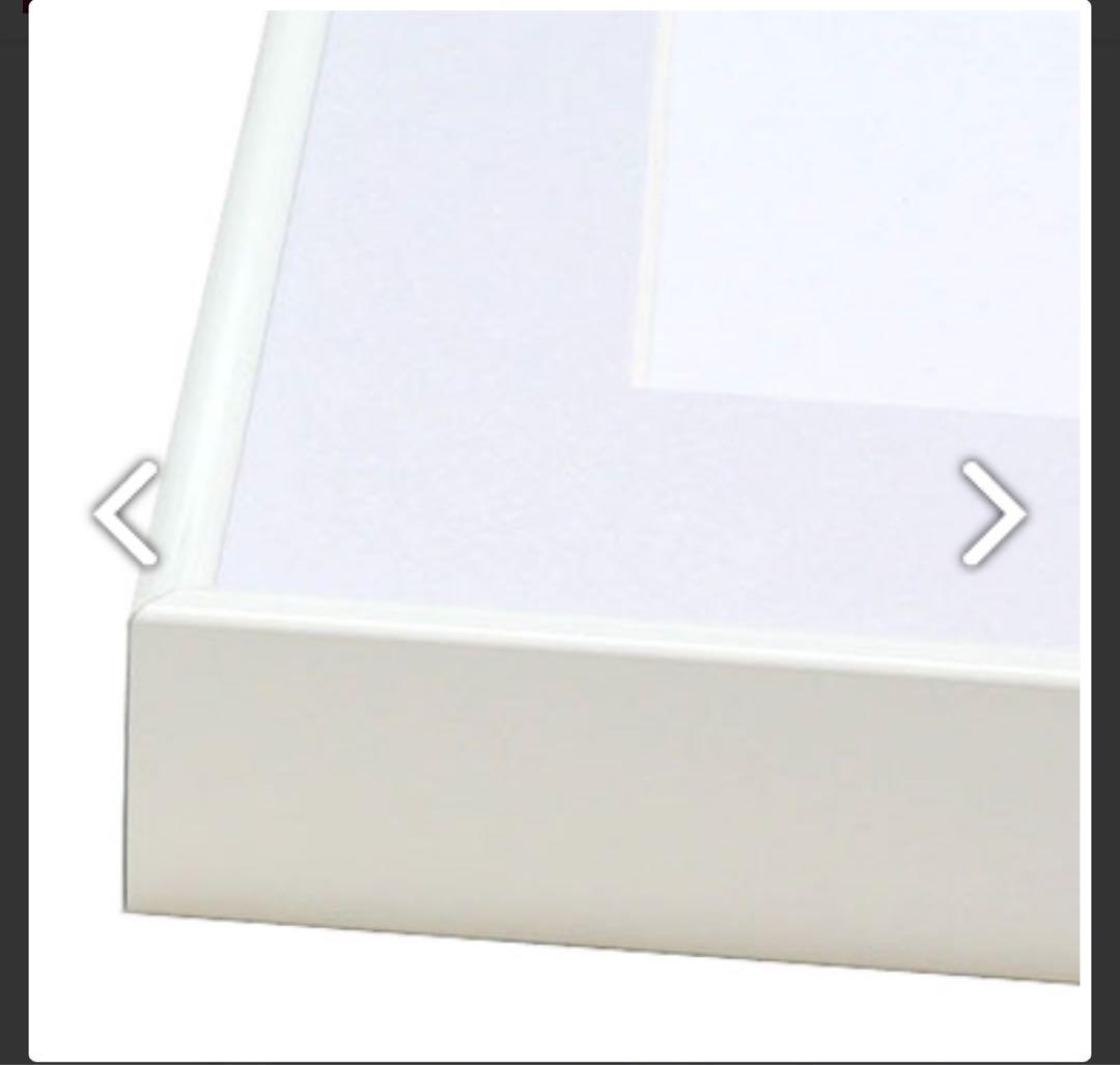 アルフレーム BH-03Jホワイト 小全紙507x659 アクリル