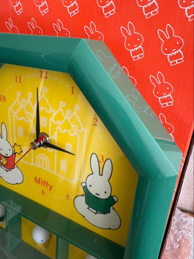 ミッフィー　掛け時計　箱付き