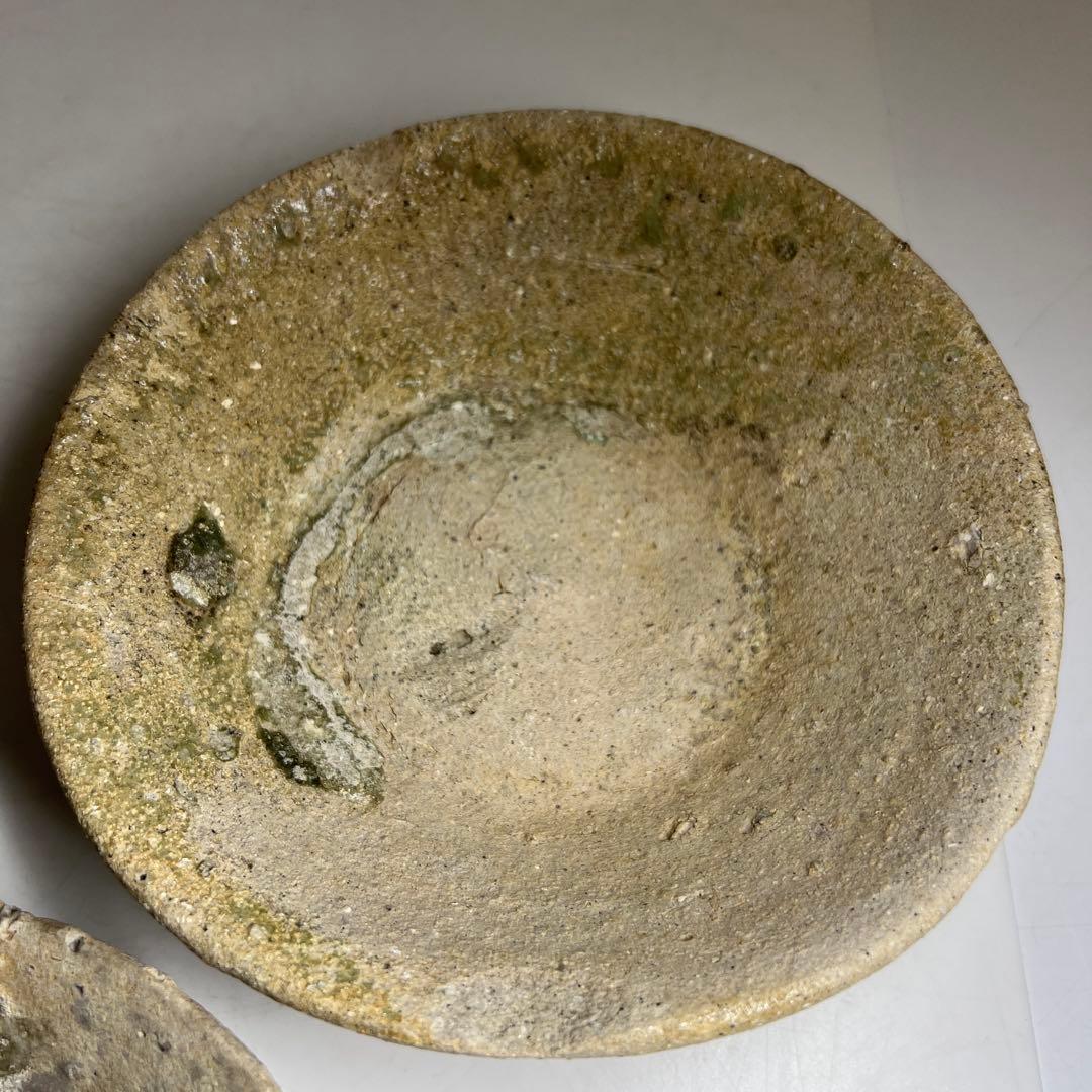 専用　鎌倉時代　山茶碗5客　口径約14~15.5㎝　東Y7-1225③タエカ