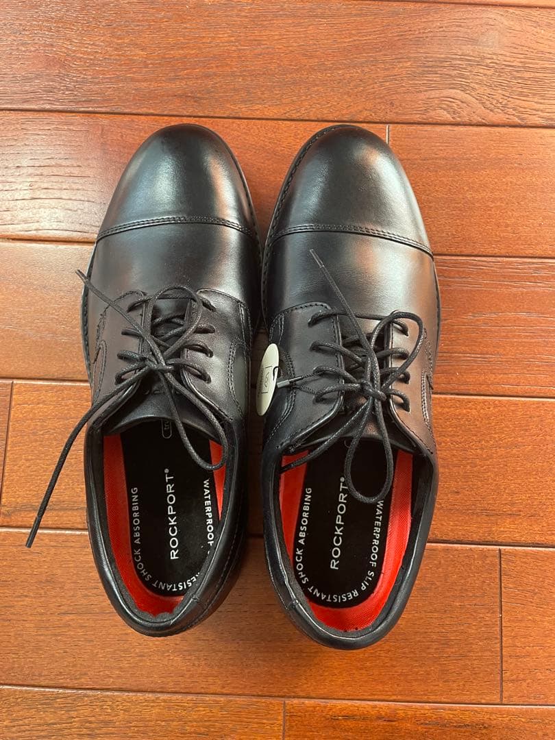 新品　ROCKPORT 防水 黒 ビジネスシューズ